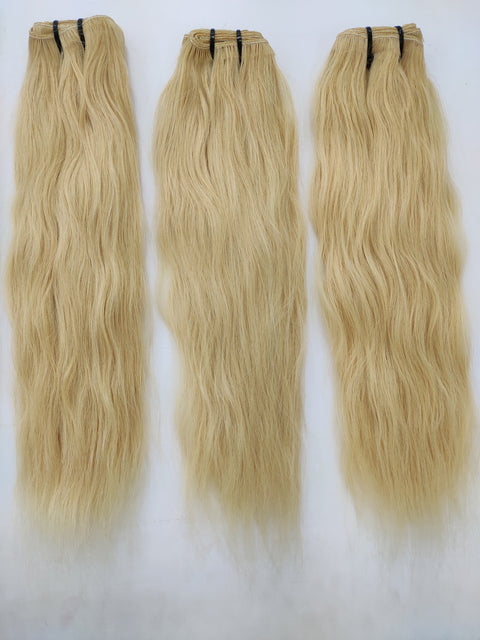 Blonde Machine Weft Hair Extensions
