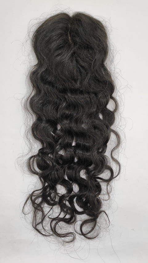 Lace With Weft Hair Topper